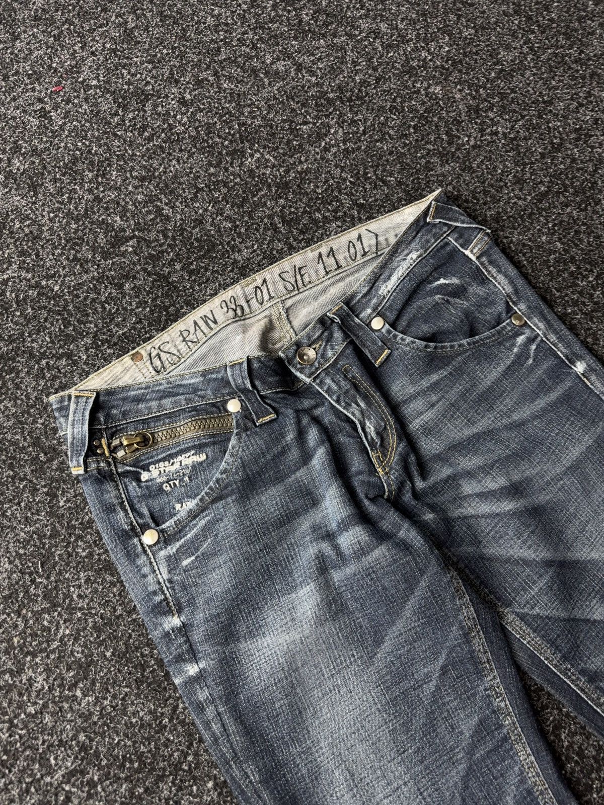G-Star 🔥G Star PUNK OPIUM Retro Y2K BLUE GOTHIC JEANS Y2k goth Size 34" / US 12 / IT 48 - 4 Thumbnail
