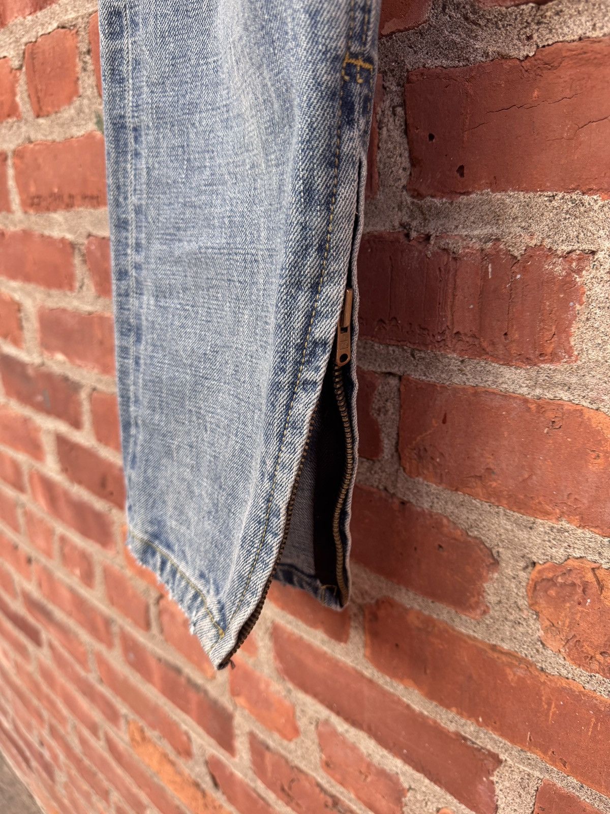 Fear of God Fear of god 6th collection skinny zipper denim jeans Size US 36 / EU 52 - 4 Thumbnail