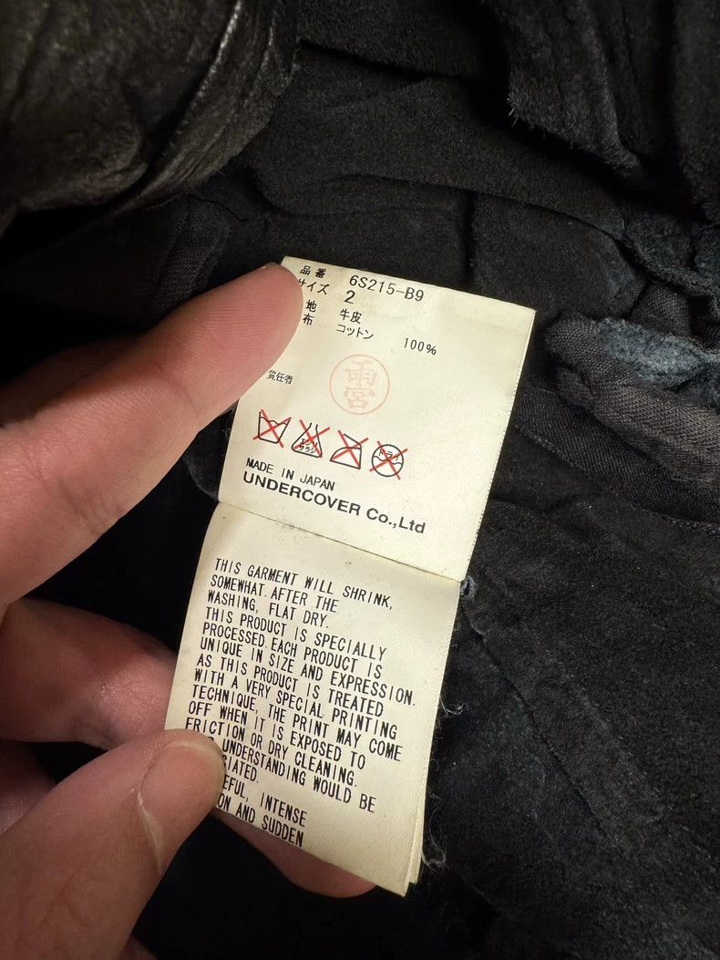Undercover UNDERCOVER 06ss T Locomotive Leather jacket 2505-Nextarrow Size US M / EU 48-50 / 2 - 5 Thumbnail