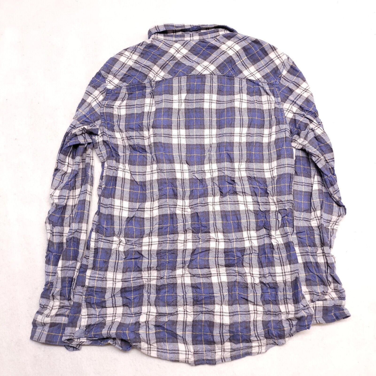 Cherokee Cherokee Tartan Flannel Button Shirt Mens Size XL Blue White Size US XL / EU 56 / 4 - 10 Thumbnail