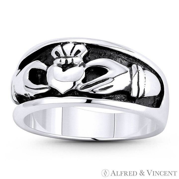 Other Irish Claddagh Hands & Heart Promise Ring Sterling Silver Size ONE SIZE - 1 Preview