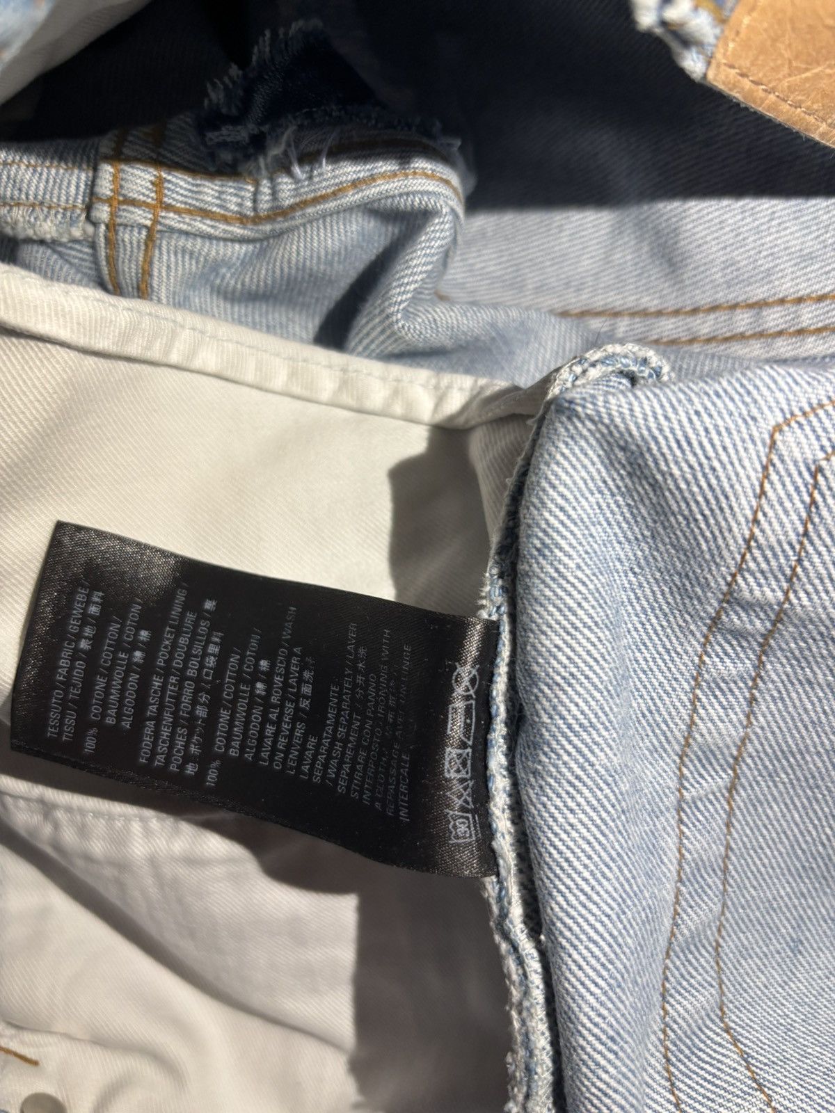 Balenciaga Balenciaga Slashed Made in Japan Jeans Size US 30 / EU 46 - 13 Thumbnail