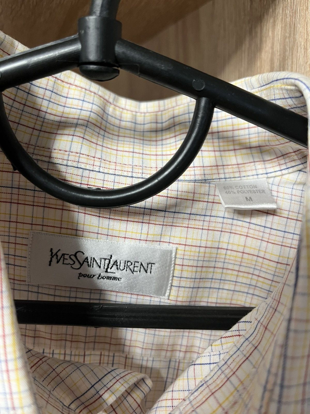 Yves Saint Laurent Yves Sain Laurent shirt size M Size US M / EU 48-50 / 2 - 2 Thumbnail