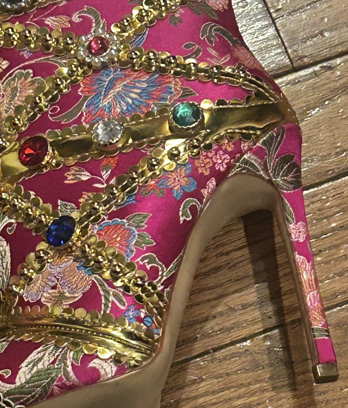 Azalea Wang Azalea wang Confident Pink Embellished Size US 7.5 / IT 37.5 - 4 Thumbnail