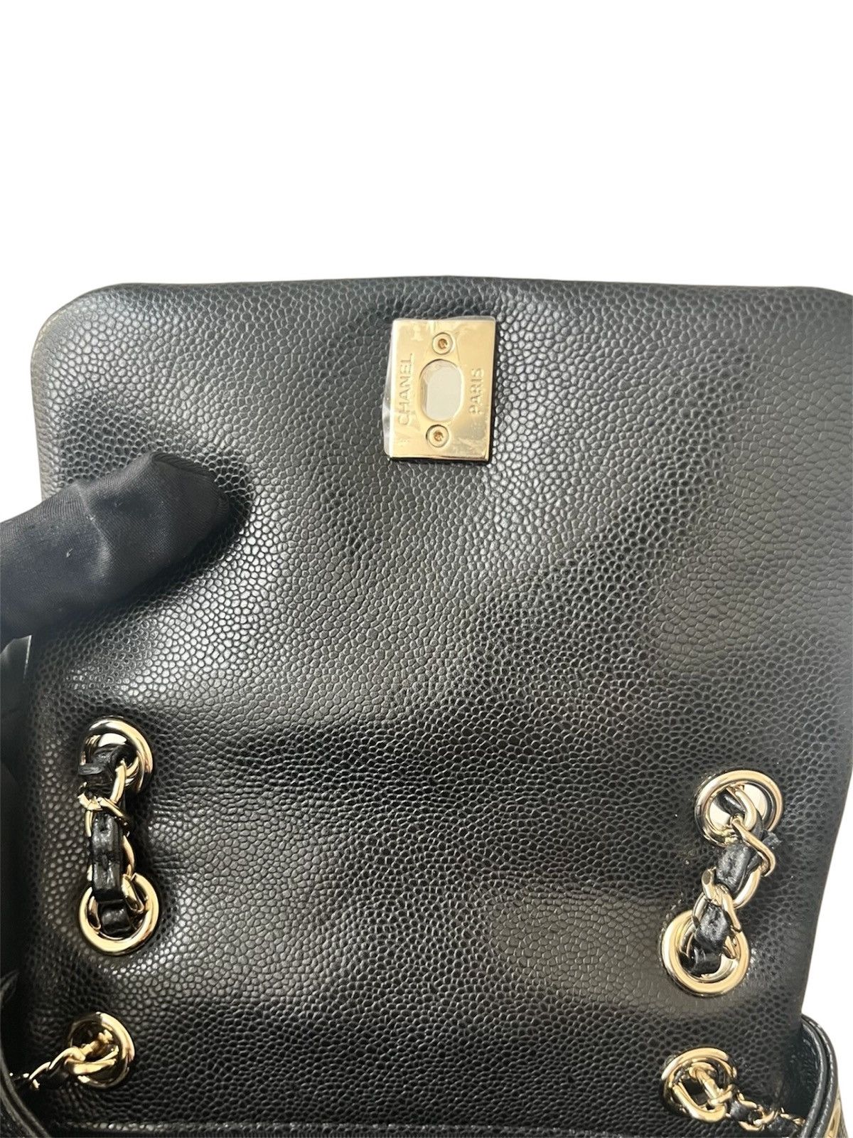 Chanel Chanel Duma Medium Shiny Black Caviar Quilted Backpack Size ONE SIZE - 11 Thumbnail