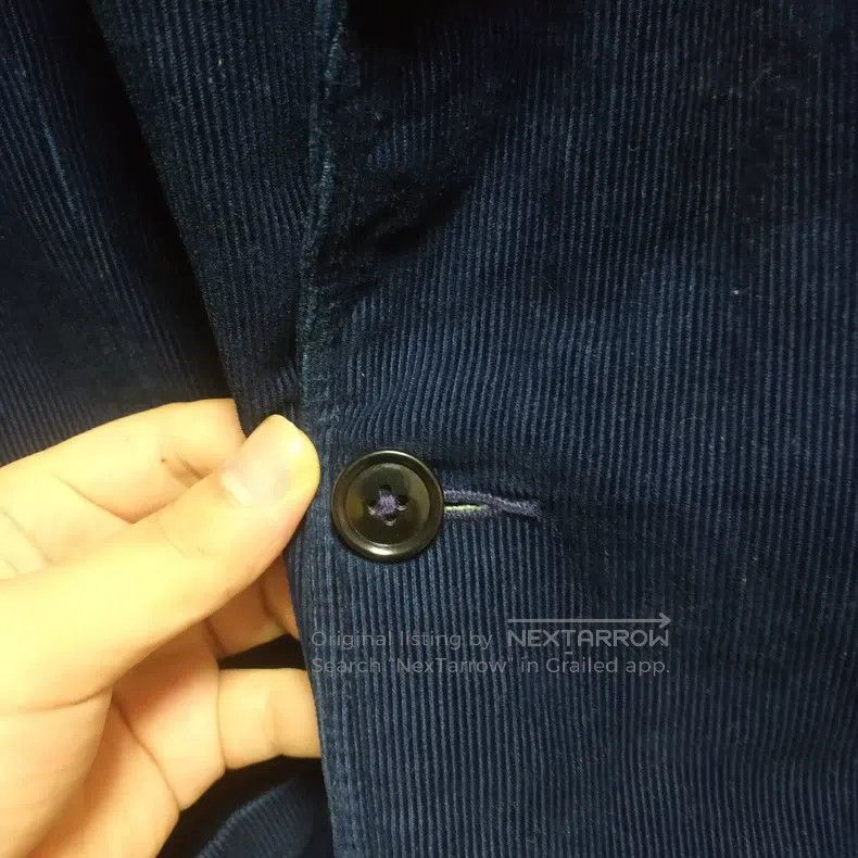 RRL Ralph Lauren RRL Ralph Lauren Corduroy Indigo Slim Fit Blazer Size US M / EU 48-50 / 2 - 4 Thumbnail