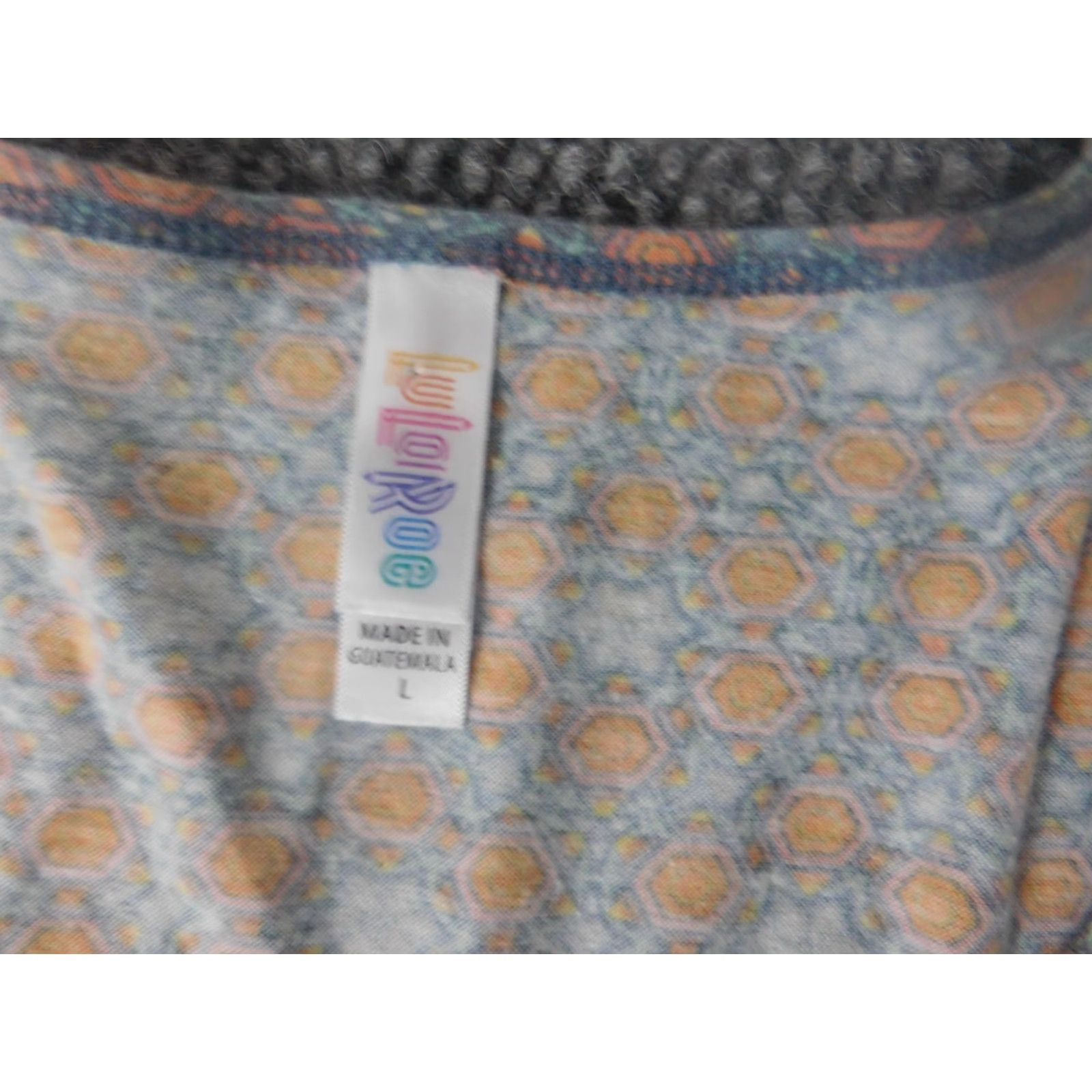 Vintage **Lularoe Womens Gray Stretch Pullover Shirt Large** User: Lularoe Womens Gray Stretch Pullover Shirt Large Size L / US 10 / IT 46 - 6 Thumbnail