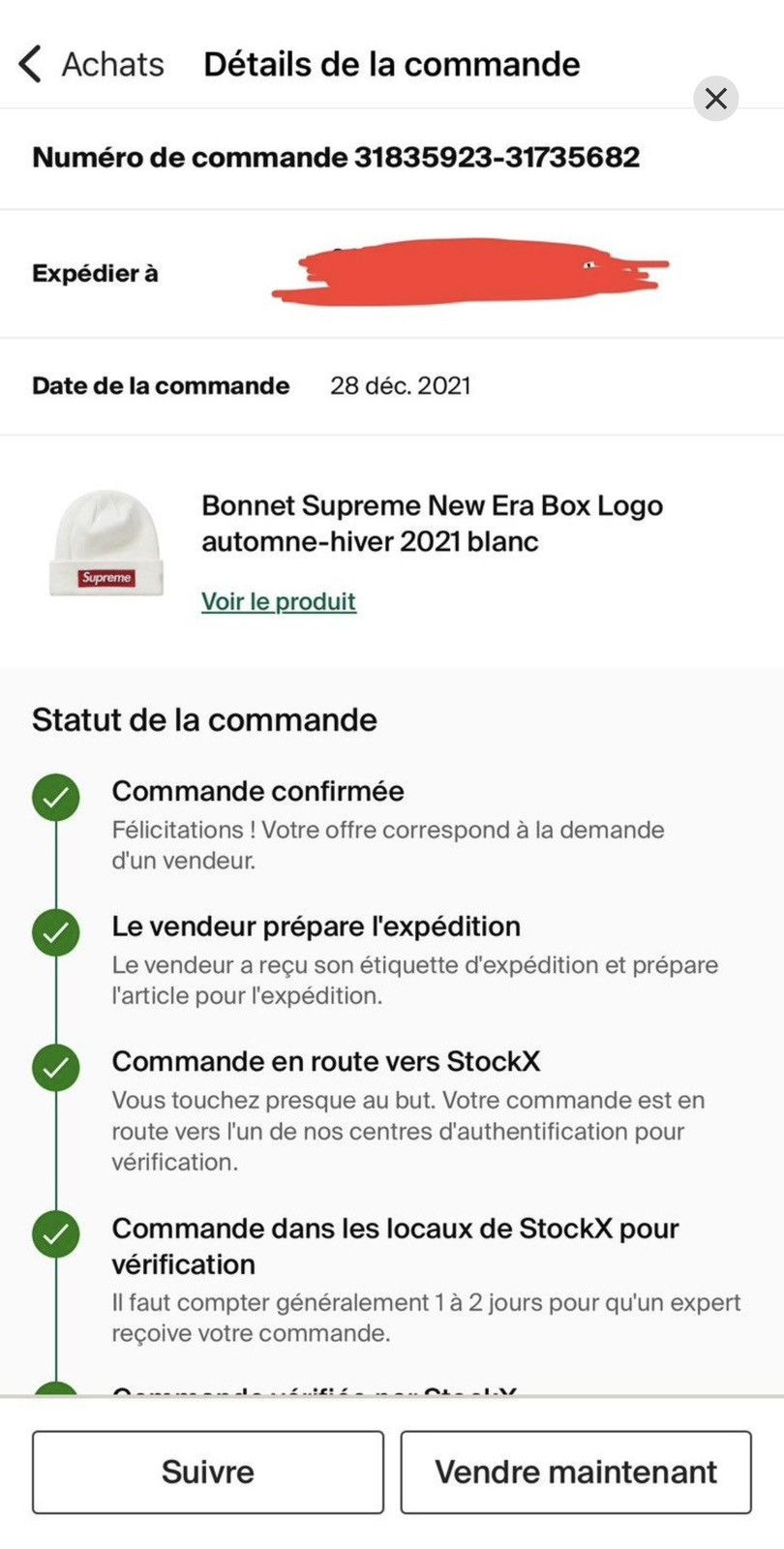New Era × Supreme Supreme New Era Box Logo Beanie White Size ONE SIZE - 6 Thumbnail