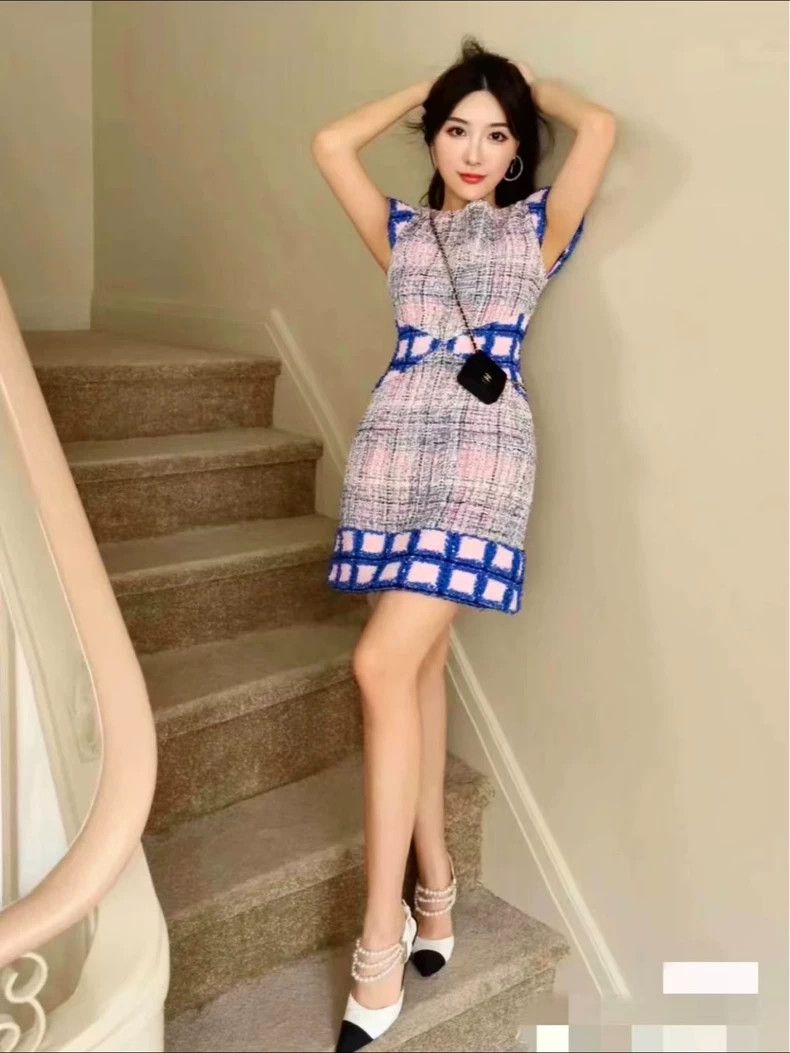 Chanel Chanel Waterfall series beautiful woven heavy industry dre Size XS / US 0-2 / IT 36-38 - 3 Thumbnail