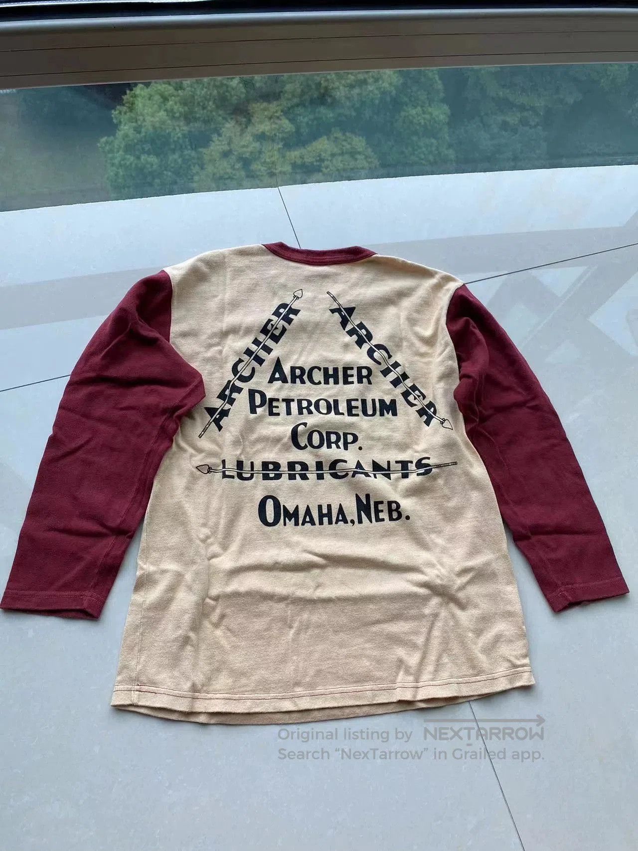 Freewheelers Vintage Archer Petroleum Long Sleeve Shirt. Size US S / EU 44-46 / 1 - 3 Thumbnail