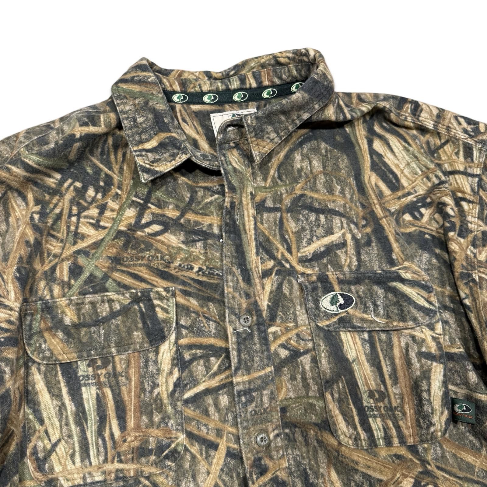Mossy Oaks Mossy Oak Camo Long Sleeve Button Up Hunting Shirt Size US XL / EU 56 / 4 - 2 Thumbnail