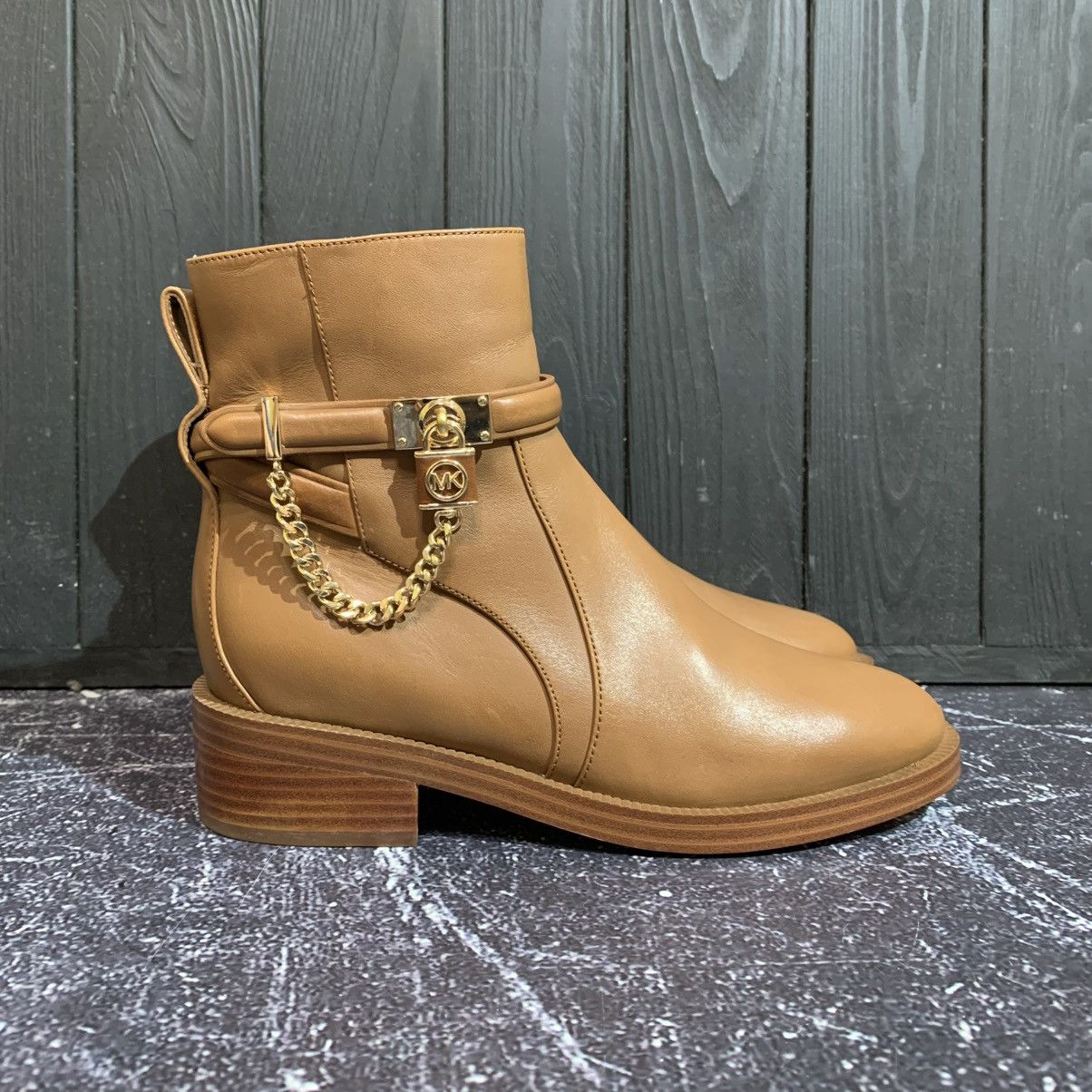 Michael Kors Michael KORS Hamilton Leather Ankle Leather Boots Size 5M 36 Size US 5 / IT 35 - 4 Thumbnail