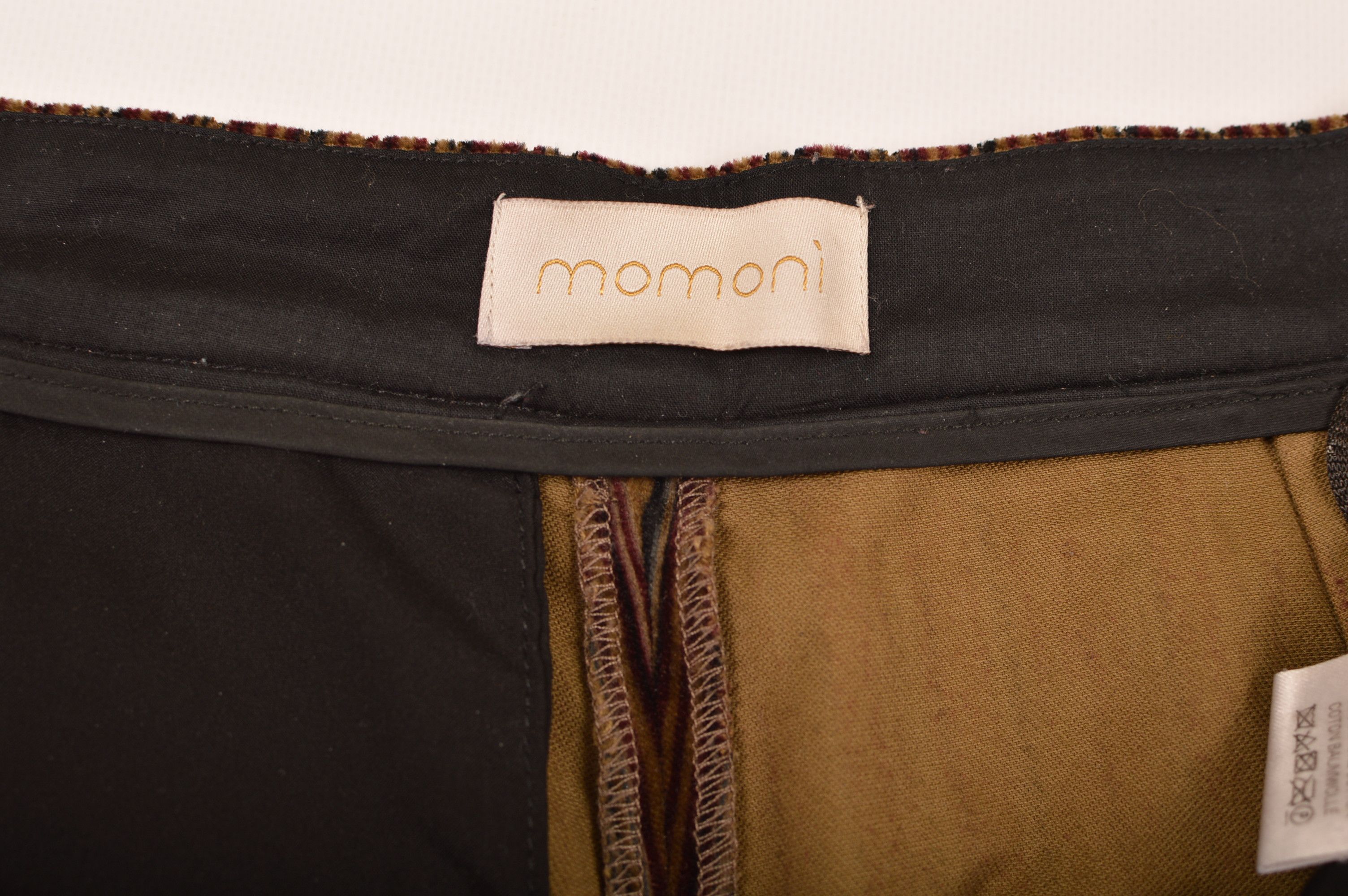 Designer Momoni Striped Velvet Corduroy Cord Pants Trousers Size 30" / US 8 / IT 44 - 5 Thumbnail
