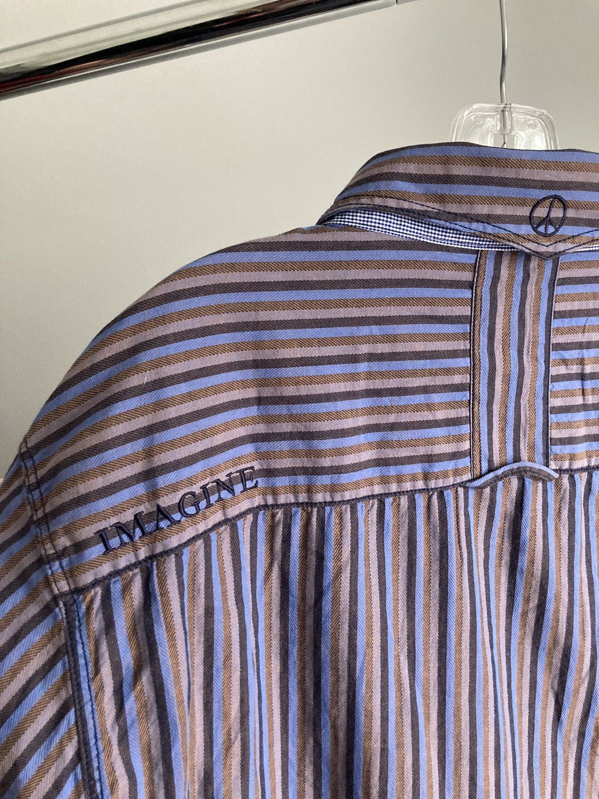 English Laundry English Laundry John Lennon Plaid Shirt Size 44L - 3 Thumbnail