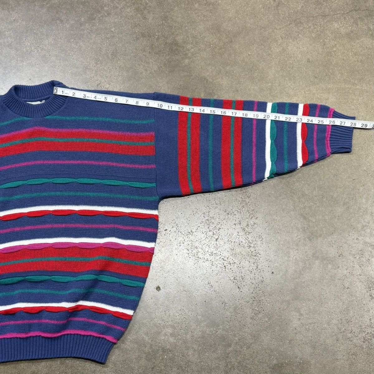 Cabin Creek Cabin Creek Coogi Style 3D Knit Sweater Vintage 90s Textured Size US XL / EU 56 / 4 - 6 Thumbnail