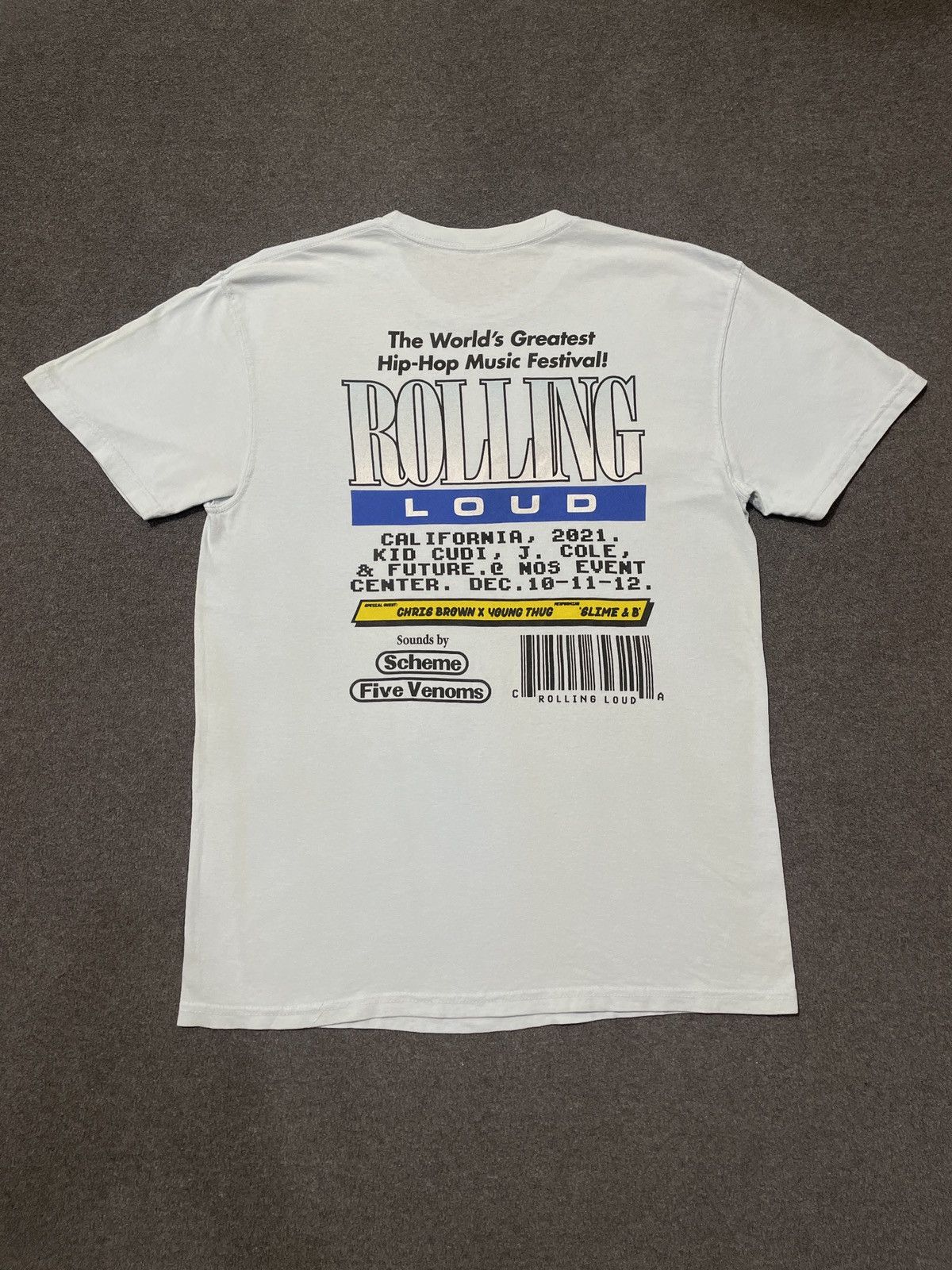 Rolling Loud Rolling Loud Festival Hip-Hop Music 2021 Official T-shirt Size US M / EU 48-50 / 2 - 1 Thumbnail