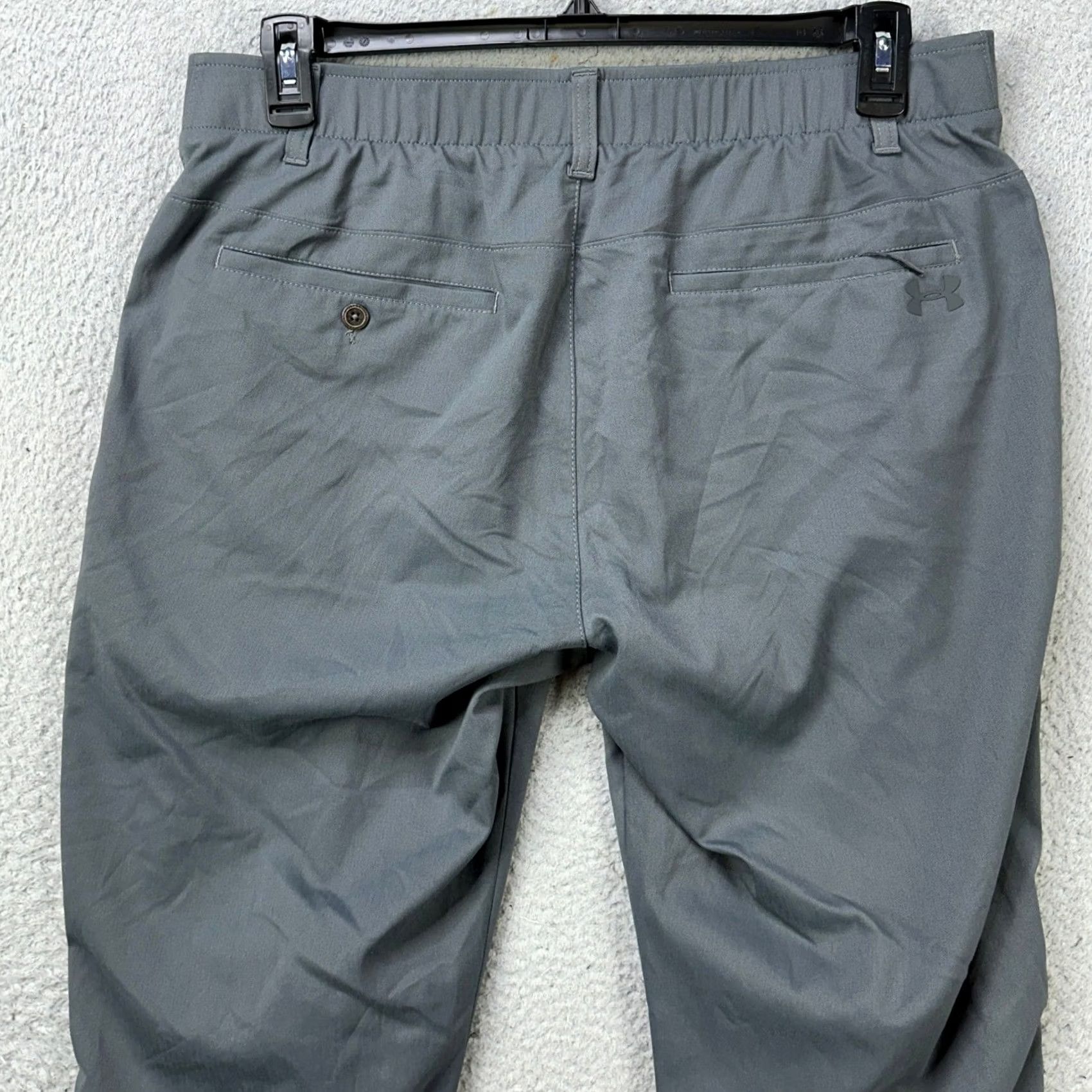 Under Armour Under Armour The Shadow Pants Hiking Mens 36X32 Gray Pockets Stretch Waistband Outdoor Pants Mens Size US 36 / EU 52 - 2 Thumbnail