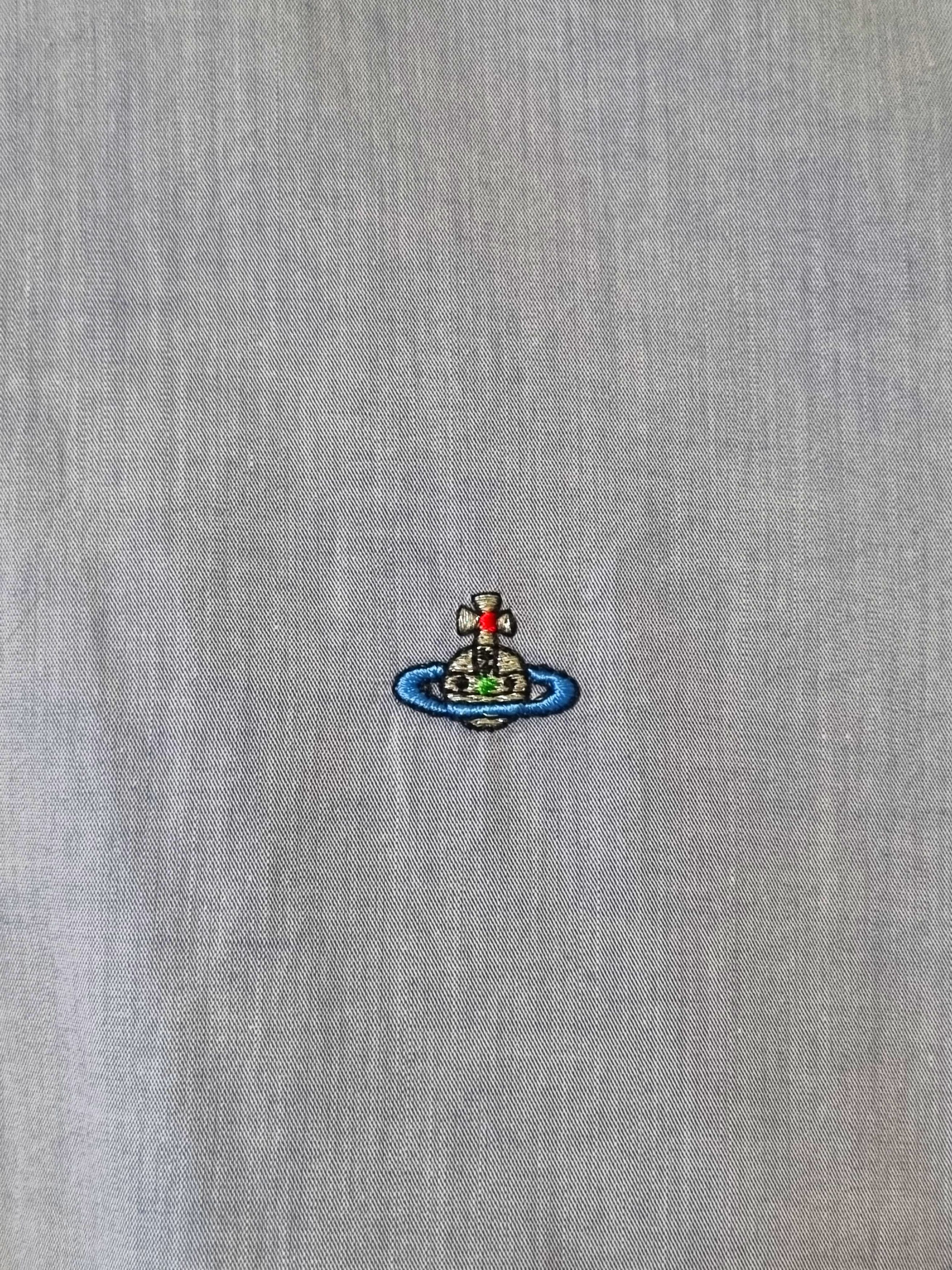 Vivienne Westwood Vivienne Westwood Embroidered Logo Button Up Shirt Size US XXL / EU 58 / 5 - 6 Thumbnail