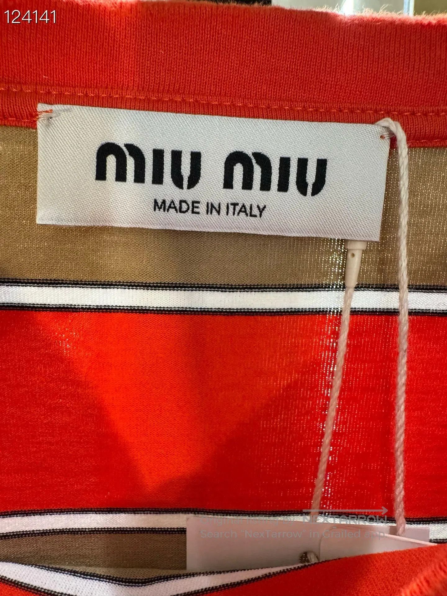 Miu Miu Miumiu 24FW Striped Logo Long. Size XS / US 0-2 / IT 36-38 - 4 Thumbnail