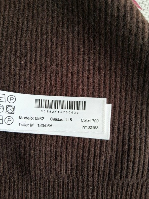 Massimo Dutti 94% wool 6% cashmere sweater chocolate brown thick weave Size US M / EU 48-50 / 2 - 6 Thumbnail