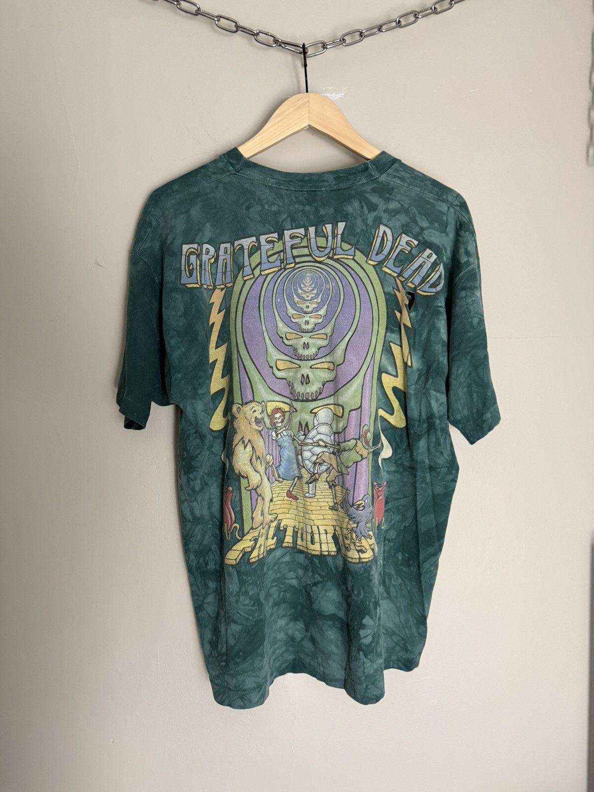 Band Tees × Grateful Dead × Vintage Vintage Usa Made Grateful Dead Wizard of Oz Tshirt Size US XL / EU 56 / 4 - 5 Thumbnail