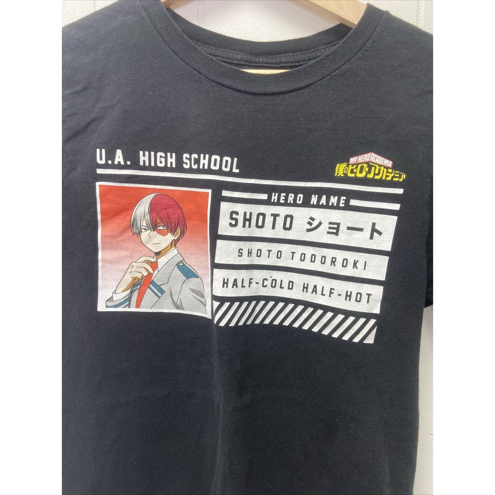 Anime My Hero Academia SHOTO Half Cold Half Hot T-Shirt Size Small Size US S / EU 44-46 / 1 - 2 Thumbnail