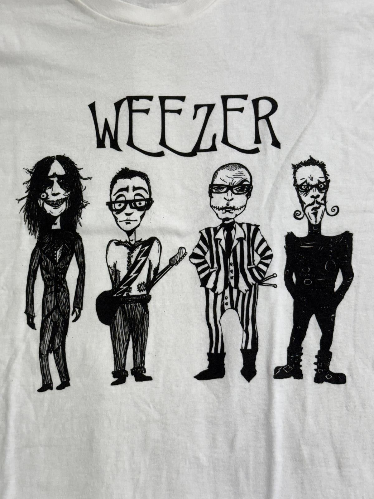 Tultex Weezer Tim Burton T-shirt EWBAITE 2014 Tour Shirt XXL Size US XXL / EU 58 / 5 - 3 Thumbnail