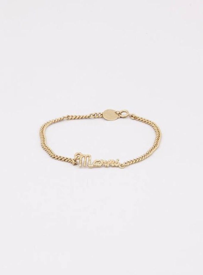 image of Marni O1W1Db10524 Size-Os Chain Bracelet In Gold, Women's