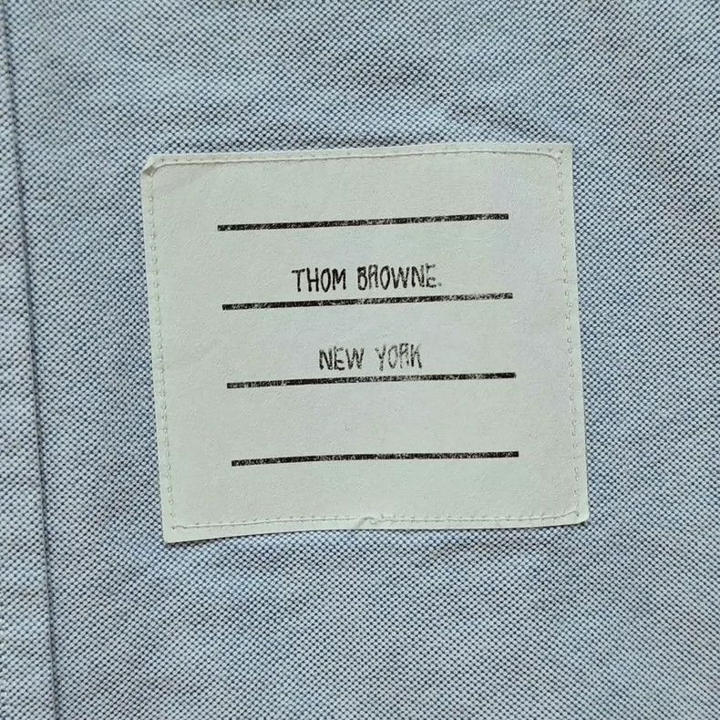 Thom Browne Thom Browne Light blue Oxford shirt Size US M / EU 48-50 / 2 - 4 Thumbnail