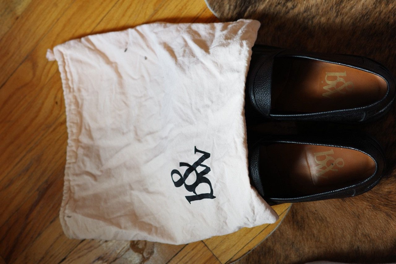 Blackstock & Weber Ellis Penny Loafer, Onyx, Lug Sole Size US 9 / EU 42 - 8 Thumbnail