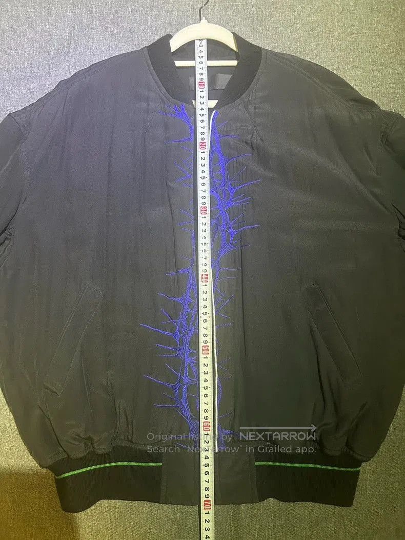 Haider Ackermann Haider Ackermann Embroidered Silk Bomber Jacket. Size US L / EU 52-54 / 3 - 4 Thumbnail
