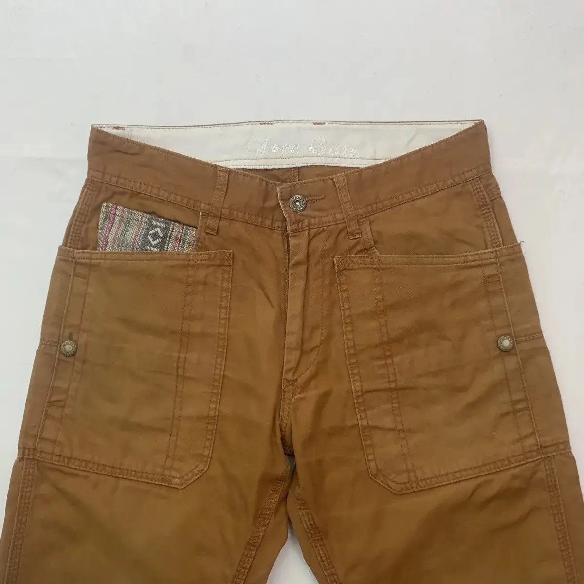 Huntington STEALS💥 Japanese Utility Multi Big Pocket Gardener Trousers Size US 31 - 4 Thumbnail