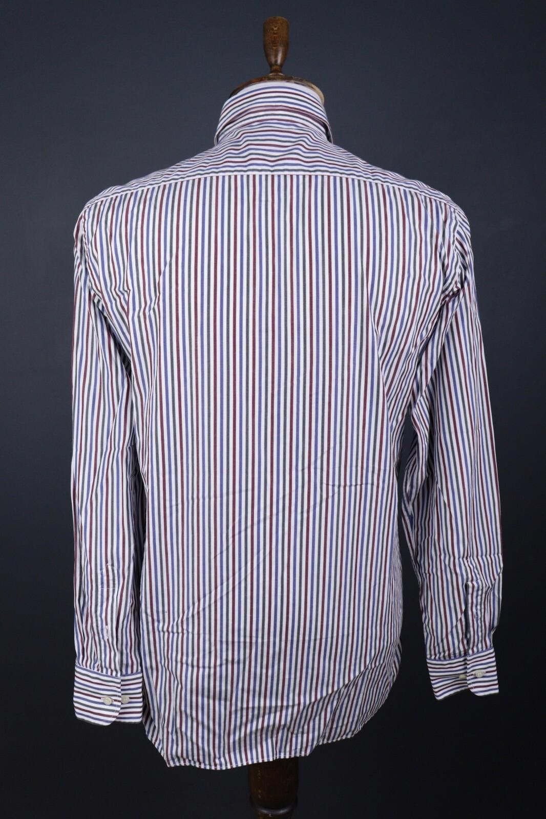 Paul & Shark Paul & Shark Yachting Blue Stripe Cotton Shirt Size 40 M - L Size US M / EU 48-50 / 2 - 5 Thumbnail