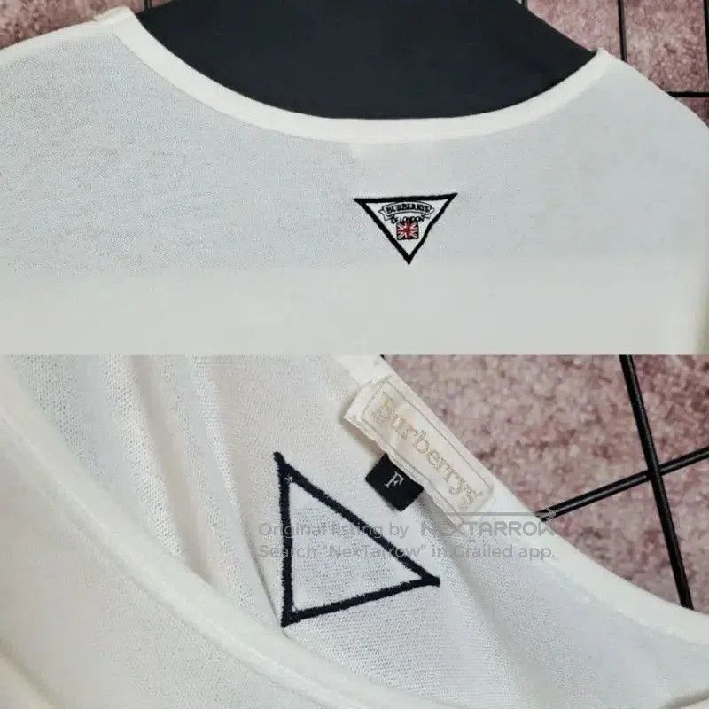 Burberry Burberry White Cotton Tee with Logo. Size L / US 10 / IT 46 - 6 Thumbnail