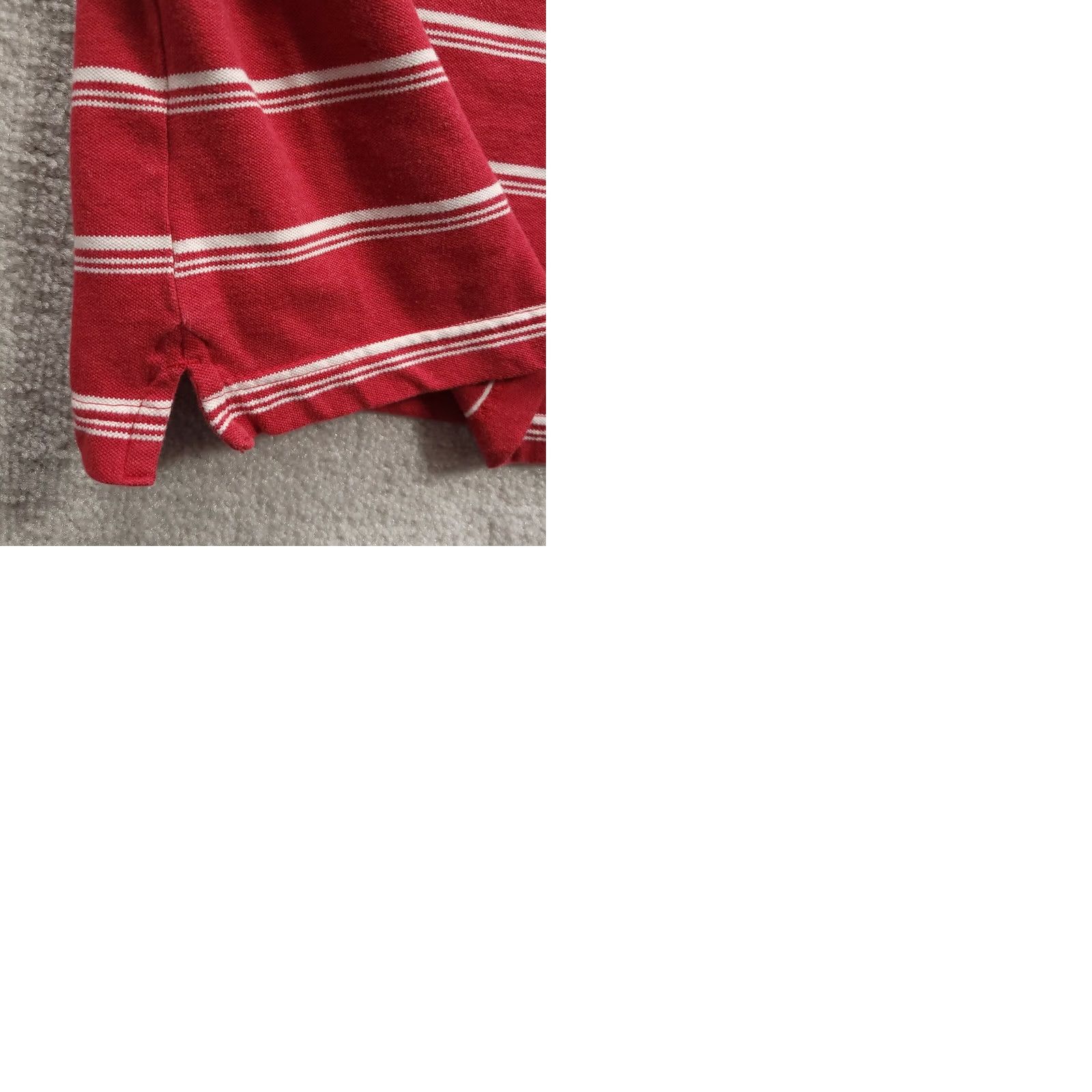 Chaps Chaps Polo Shirt Large Red Stripe Short Sleeve Easy Care Stretch Mens Size US L / EU 52-54 / 3 - 9 Thumbnail