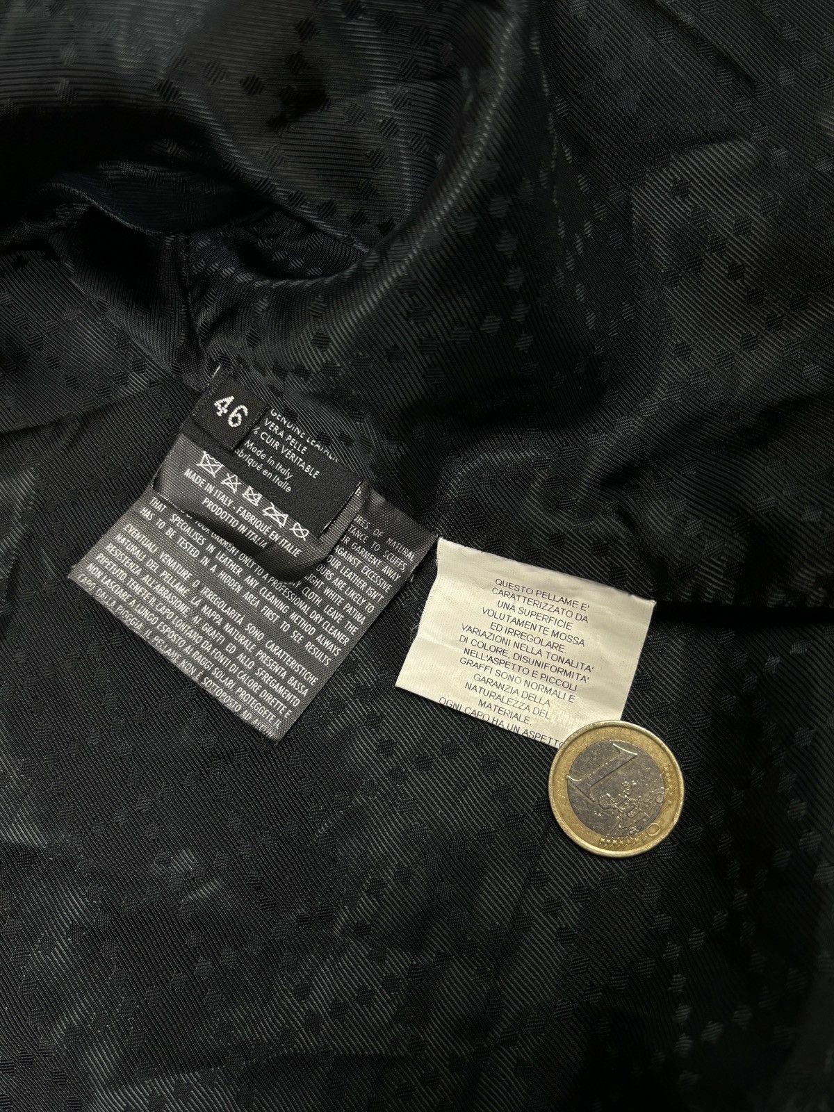 Gucci 2000s Gucci Web Stripe Leather Bomber Jacket Size US S / EU 44-46 / 1 - 12 Thumbnail