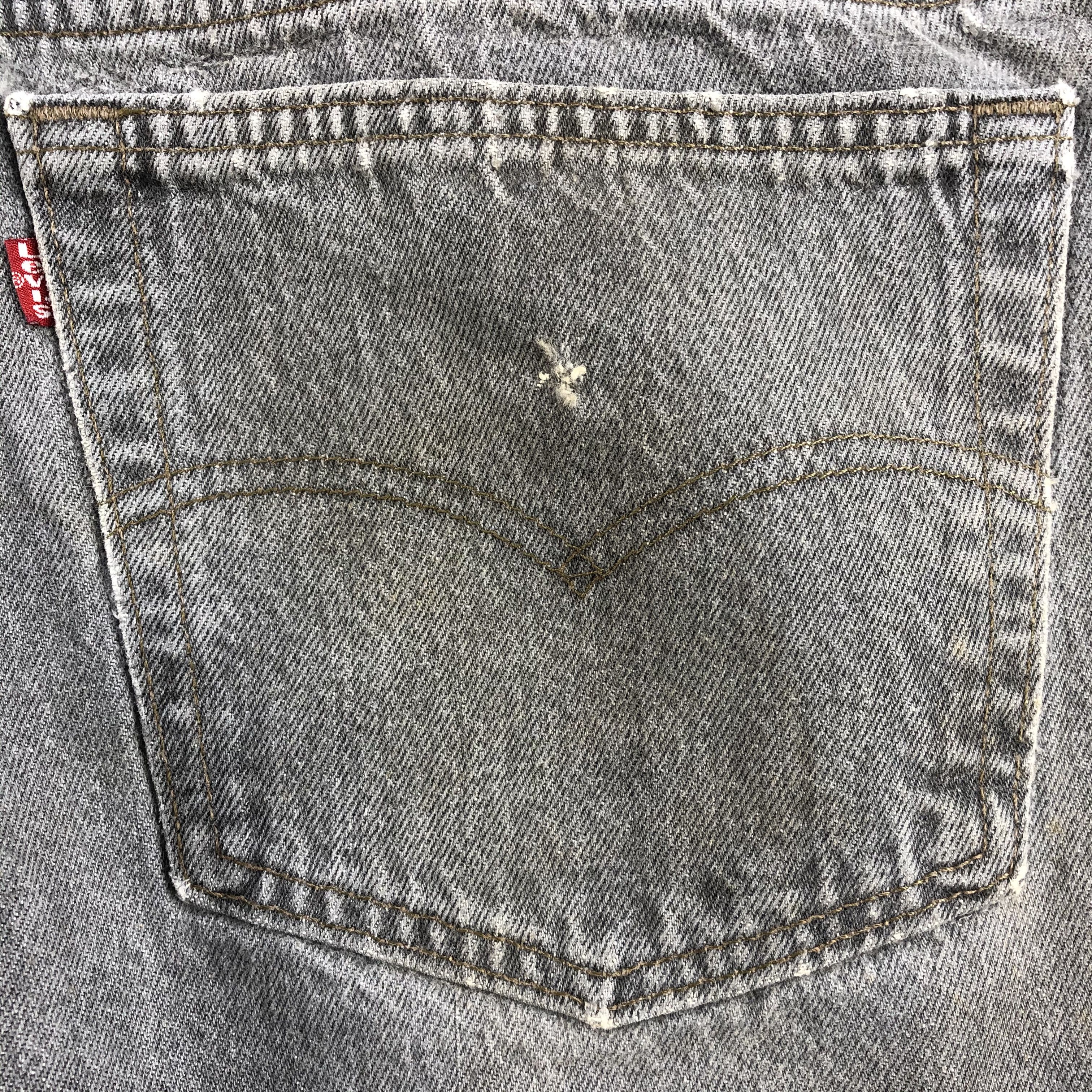 Levi's × Vintage Vintage 90s Faded Black Levis 501 Jeans-JM2382 Size US 38 / EU 54 - 8 Thumbnail