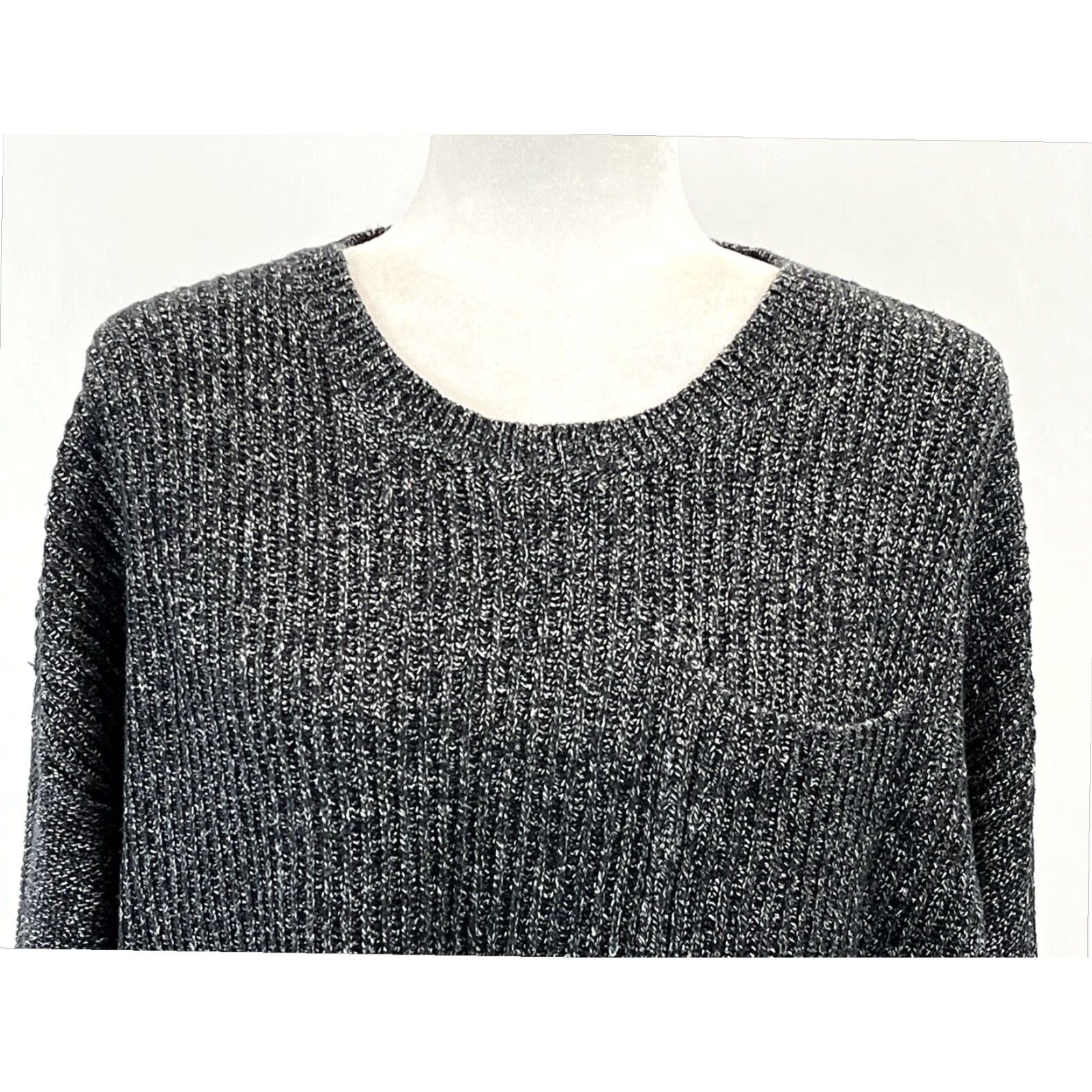Madewell Madewell Crew Neck Pullover Sweater Adult Medium Women's Grey Black Size M / US 6-8 / IT 42-44 - 5 Thumbnail