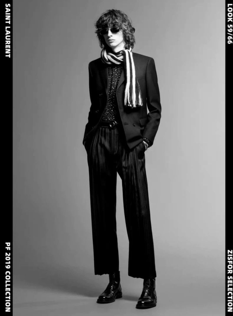 Saint Laurent Paris Saint Laurent Paris Three button wool suit jacket-2506 Size US L / EU 52-54 / 3 - 1 Thumbnail