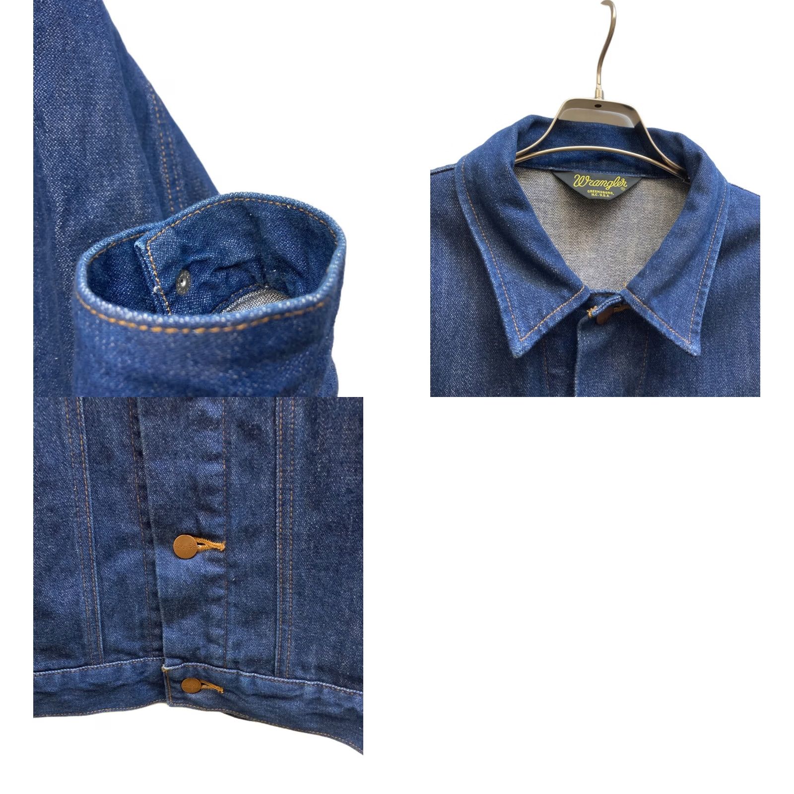 Wrangler Wrangler Jacket Denim Jacket XL Indigo Men Size US XL / EU 56 / 4 - 8 Thumbnail