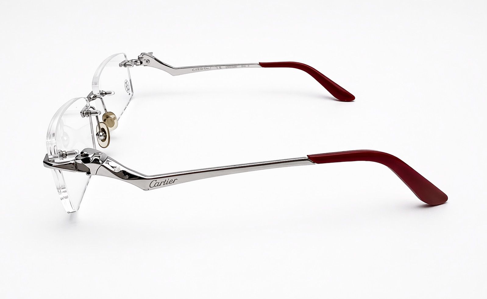 Cartier Authentic Cartier Silver Panthere Glasses CT02810 Size ONE SIZE - 9 Thumbnail