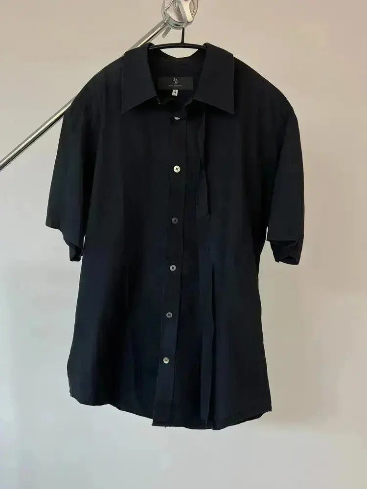 Yohji Yamamoto Yohji Yamamoto Y's fake tie S/S shirt Size US XL / EU 56 / 4 - 1 Thumbnail