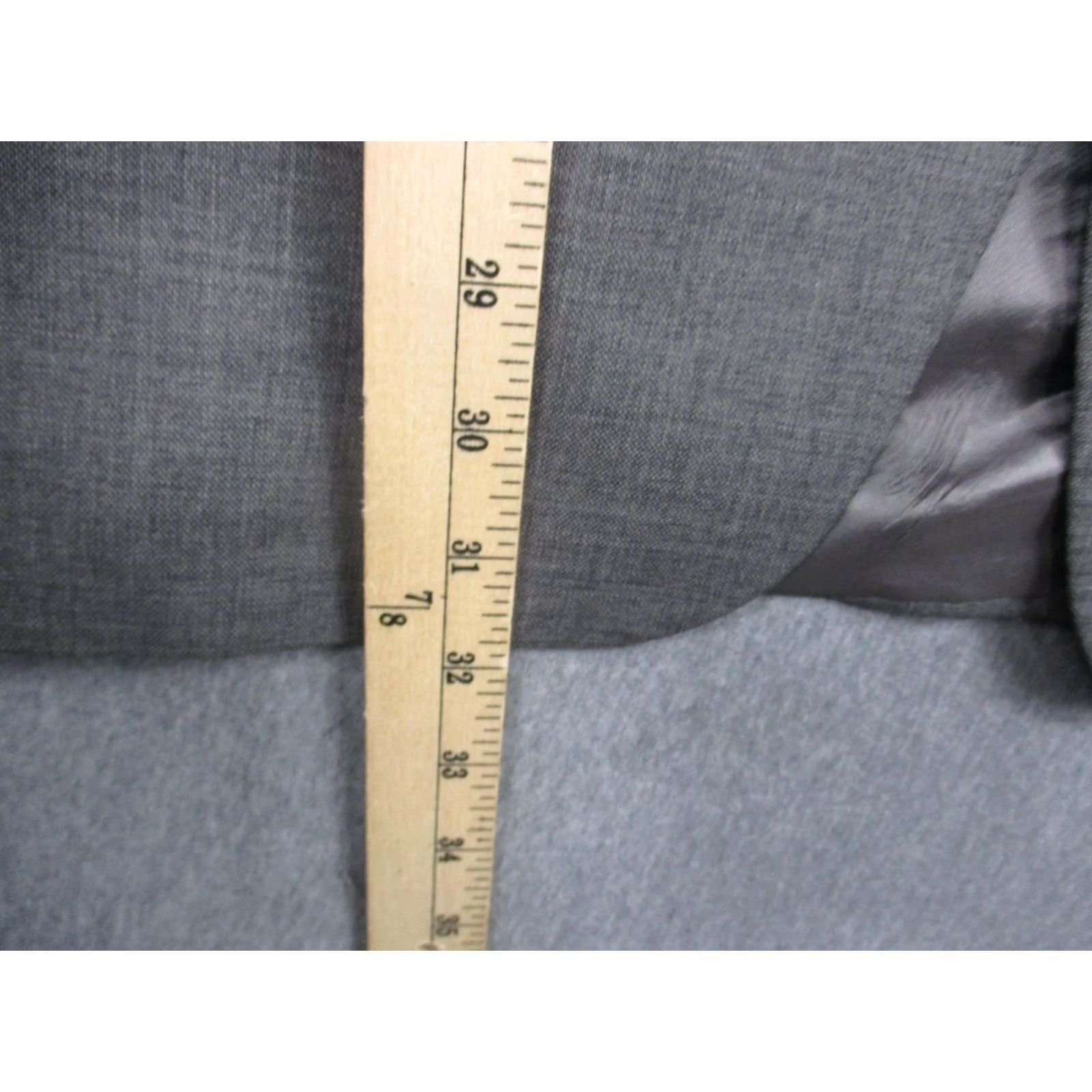 Ralph Lauren Lauren Ralph Lauren Blazer Mens 44 Regular Gray Wool Cashmere Sport Coat Jacket Size 44R - 3 Thumbnail