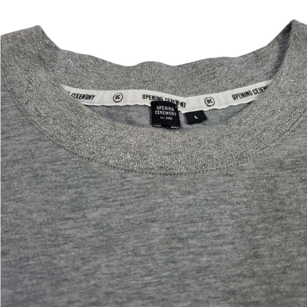Opening Ceremony Opening Ceremony | Cropped Shirt w/Gold & Silver Band |Large Size L / US 10 / IT 46 - 3 Thumbnail