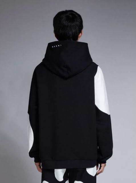 Marni o1w1db10824 Hoodie in Black White Size US L / EU 52-54 / 3 - 3 Thumbnail