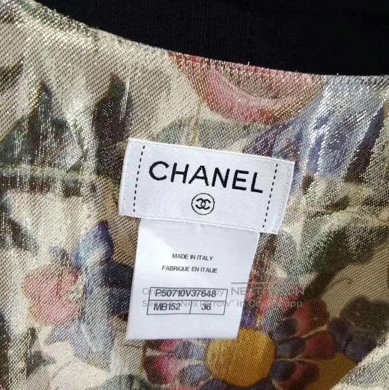 Chanel Chanel Summer Floral Sleeveless Top . Size S / US 4 / IT 40 - 4 Thumbnail