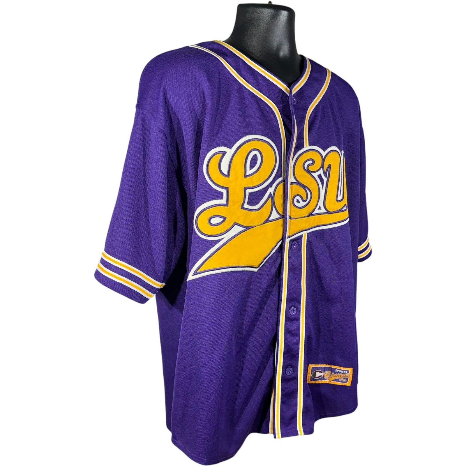 Colosseum Athletics Vintage LSU College Baseball Jersey Size US XL / EU 56 / 4 - 4 Thumbnail