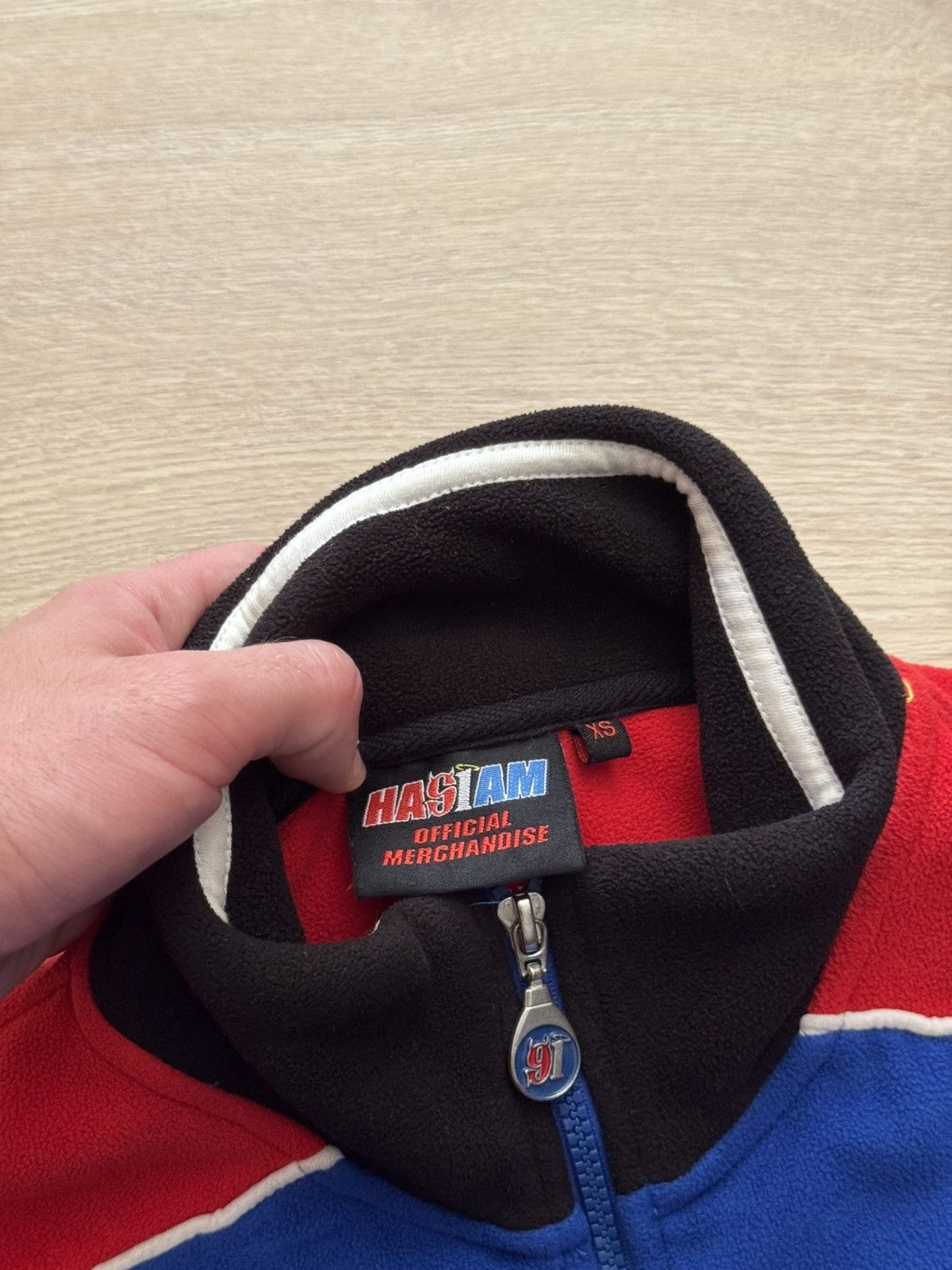 NASCAR Vintage Has1am Nascar Racing y2k Fleece Full Zip Jacket Size US S / EU 44-46 / 1 - 7 Thumbnail