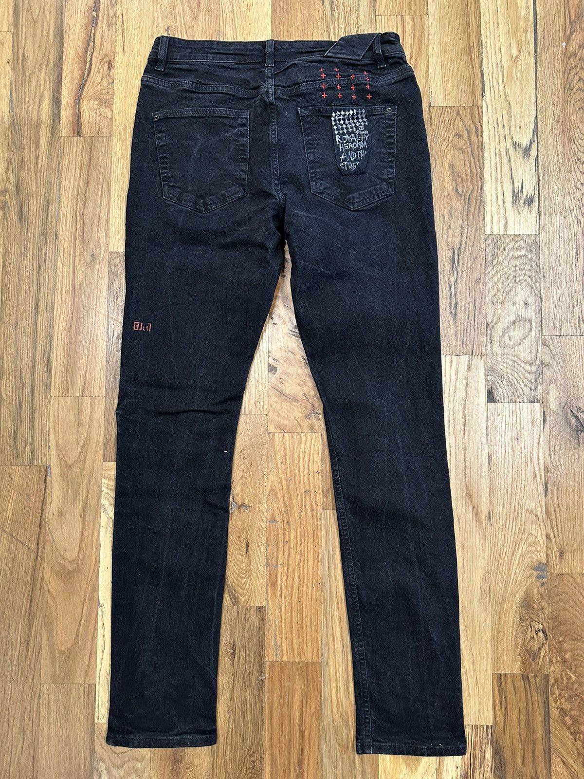Ksubi Ksubi Plain Black Denim Jeans Size 33 Size US 33 - 2 Thumbnail