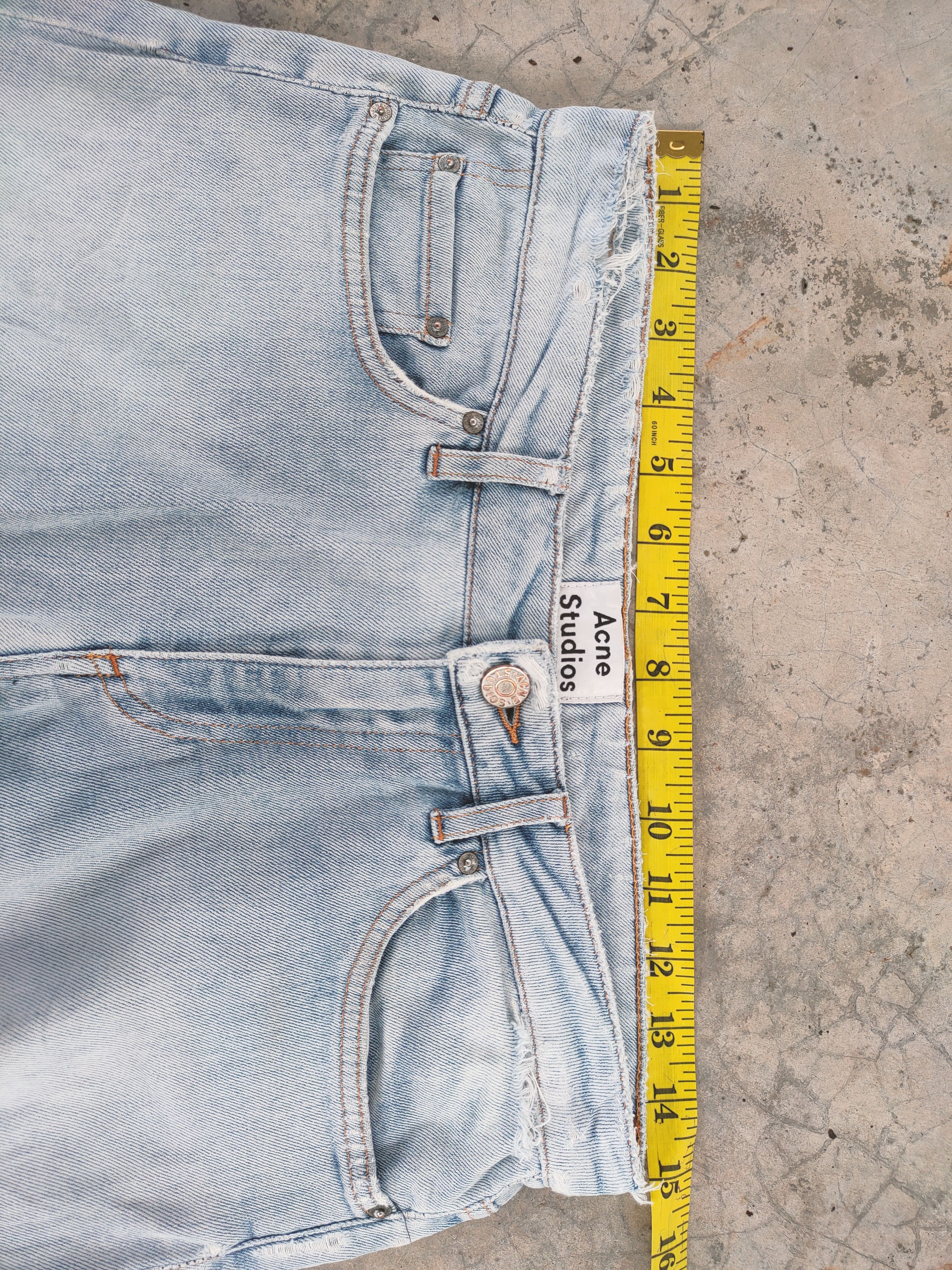 Acne Studios VINTAGE ACNE STUDIO SOFT DENIM DISTRESSED FADED JEANS PANTS Size US 30 / EU 46 - 6 Thumbnail